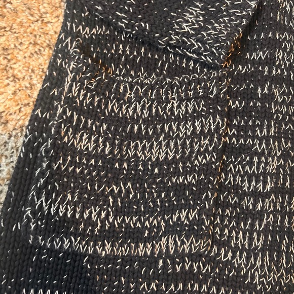 GAP Womens Cardigan Sweater S Black Knit Open Front Long Sleeve Casual Layering - Picture 2 of 6